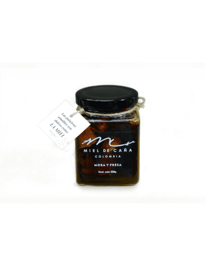 Miel de caña con moras y fresas deshidratadas 220 g