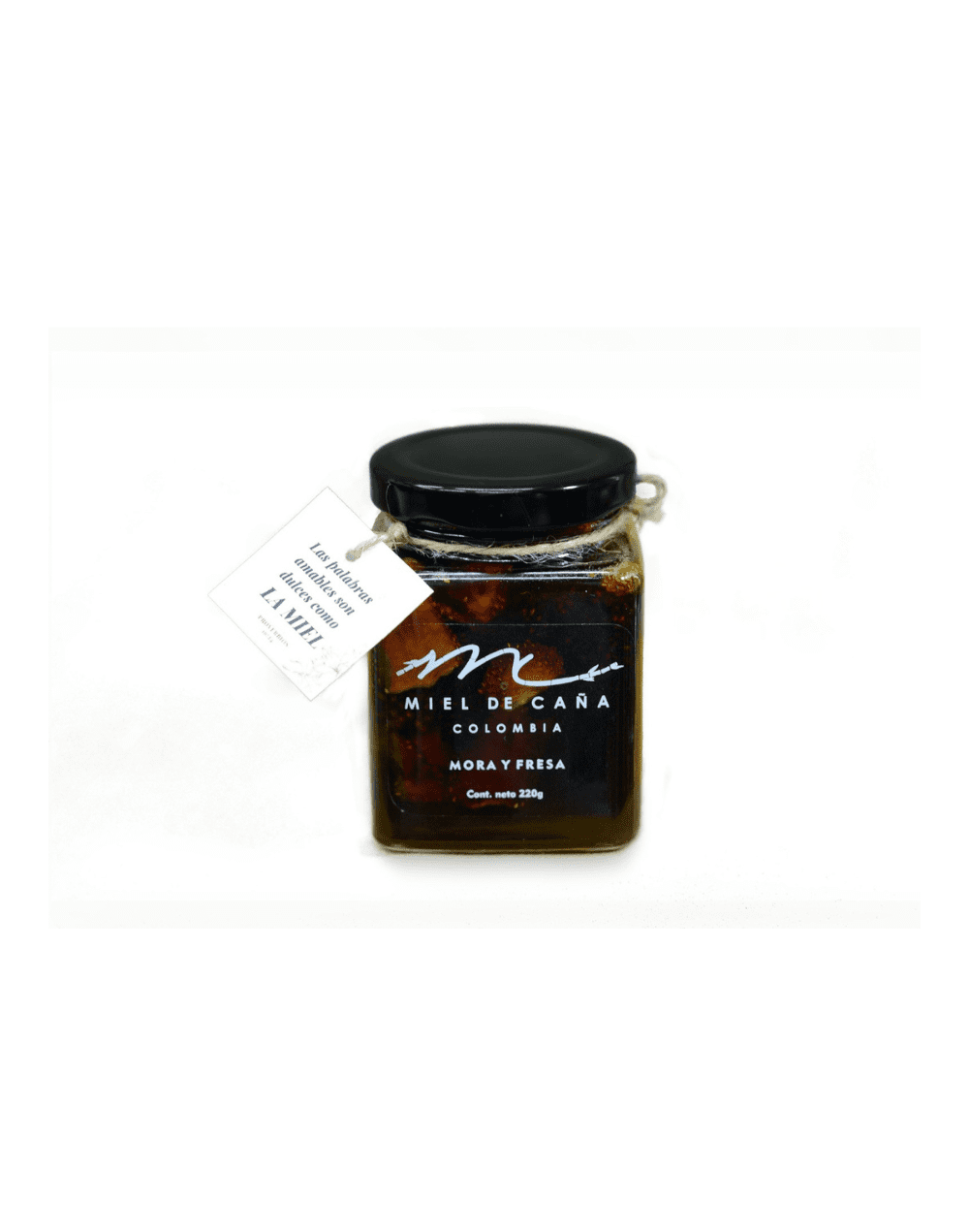 Miel de caña con moras y fresas deshidratadas 220 g
