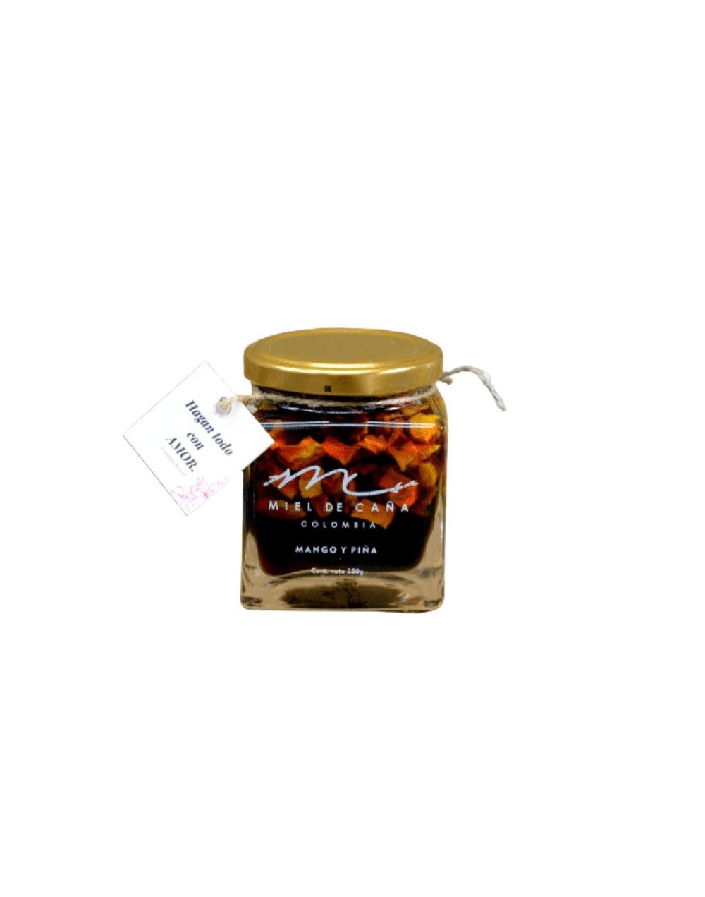 Miel de caña con mango y piña deshidratadas 250 g