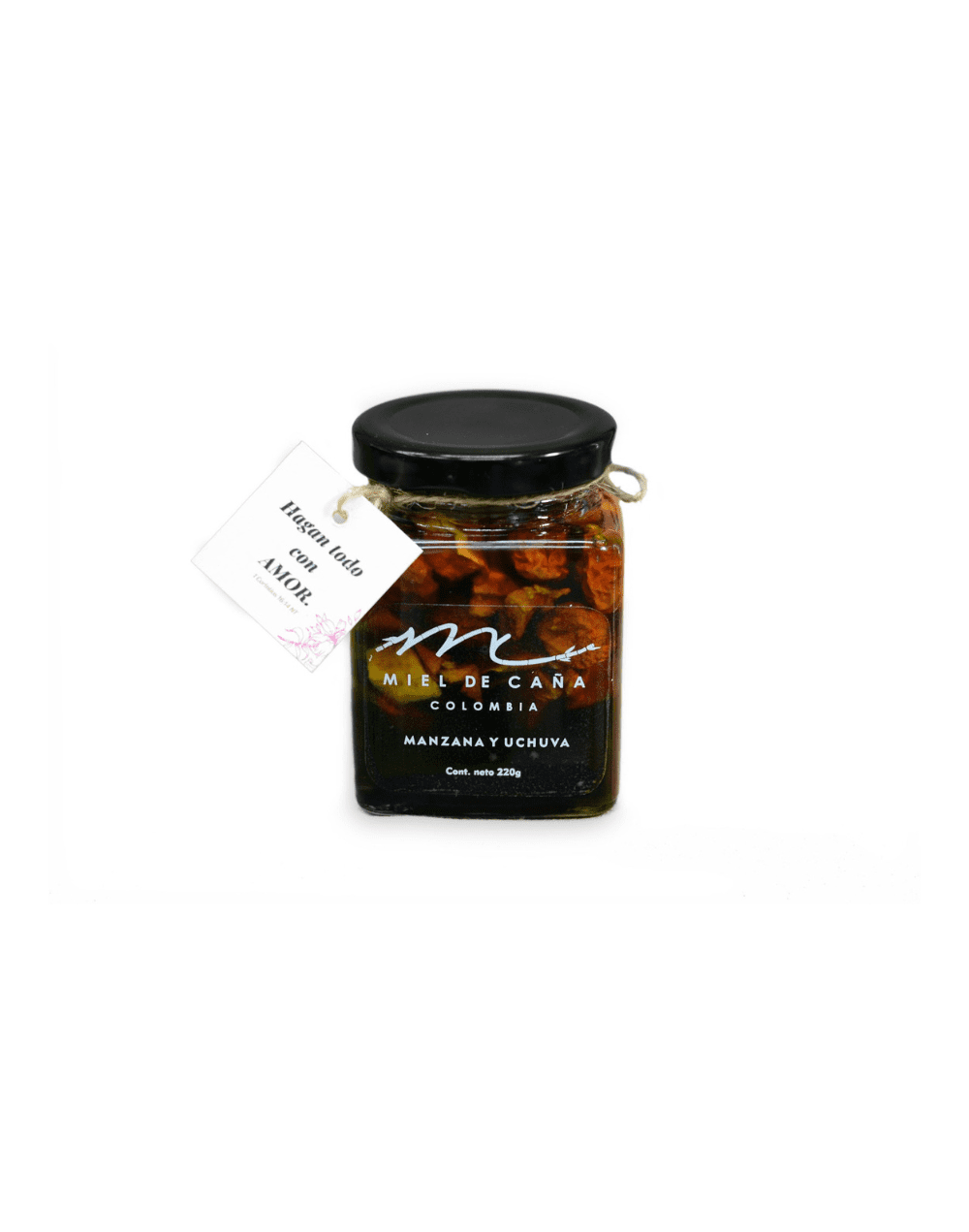 Miel de caña manzana uchuvas 220g