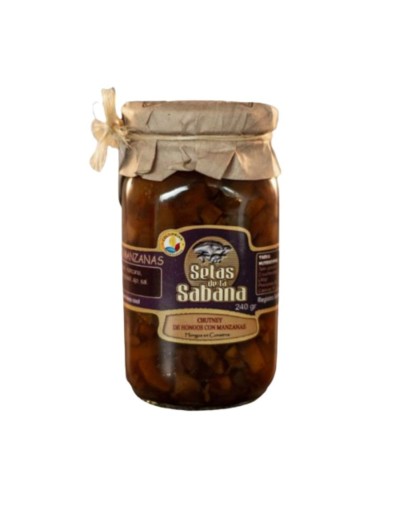 Chutney de manzanas con shiitake