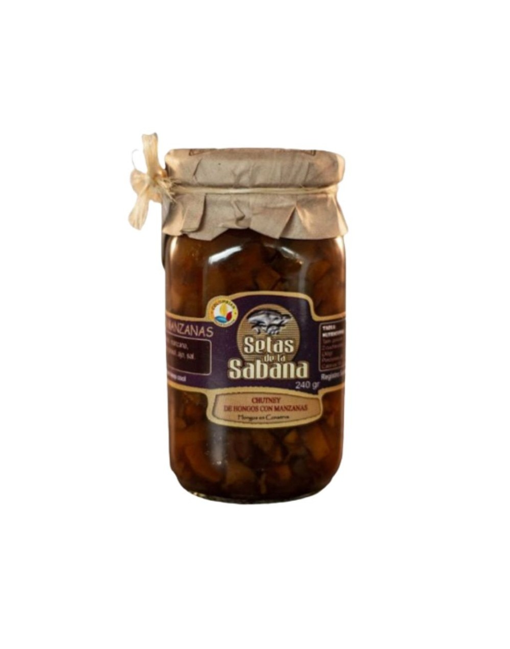 Chutney de manzanas con shiitake