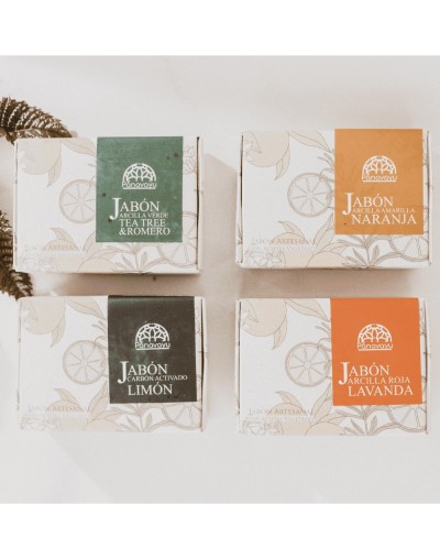 Jabón Artesanal de Arcilla Verde y Árbol de té  Pânavayu