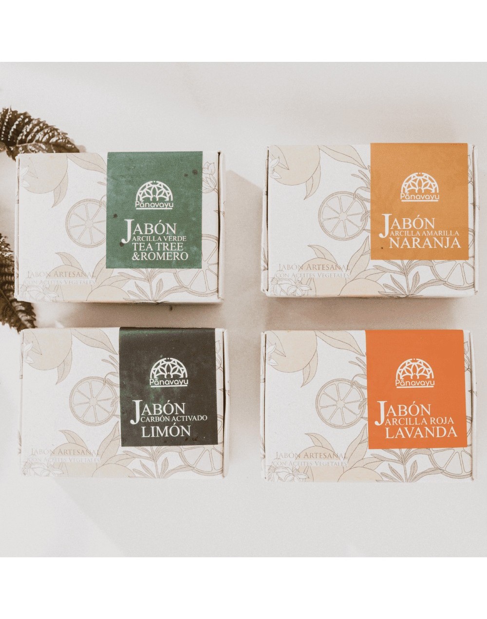Jabón Artesanal de Arcilla Verde y Árbol de té  Pânavayu