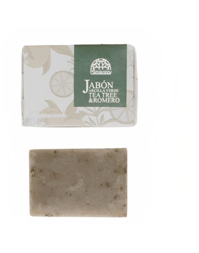 Jabón Artesanal de Arcilla Verde y Árbol de té  Pânavayu