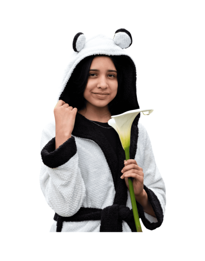 Bata levantadora panda