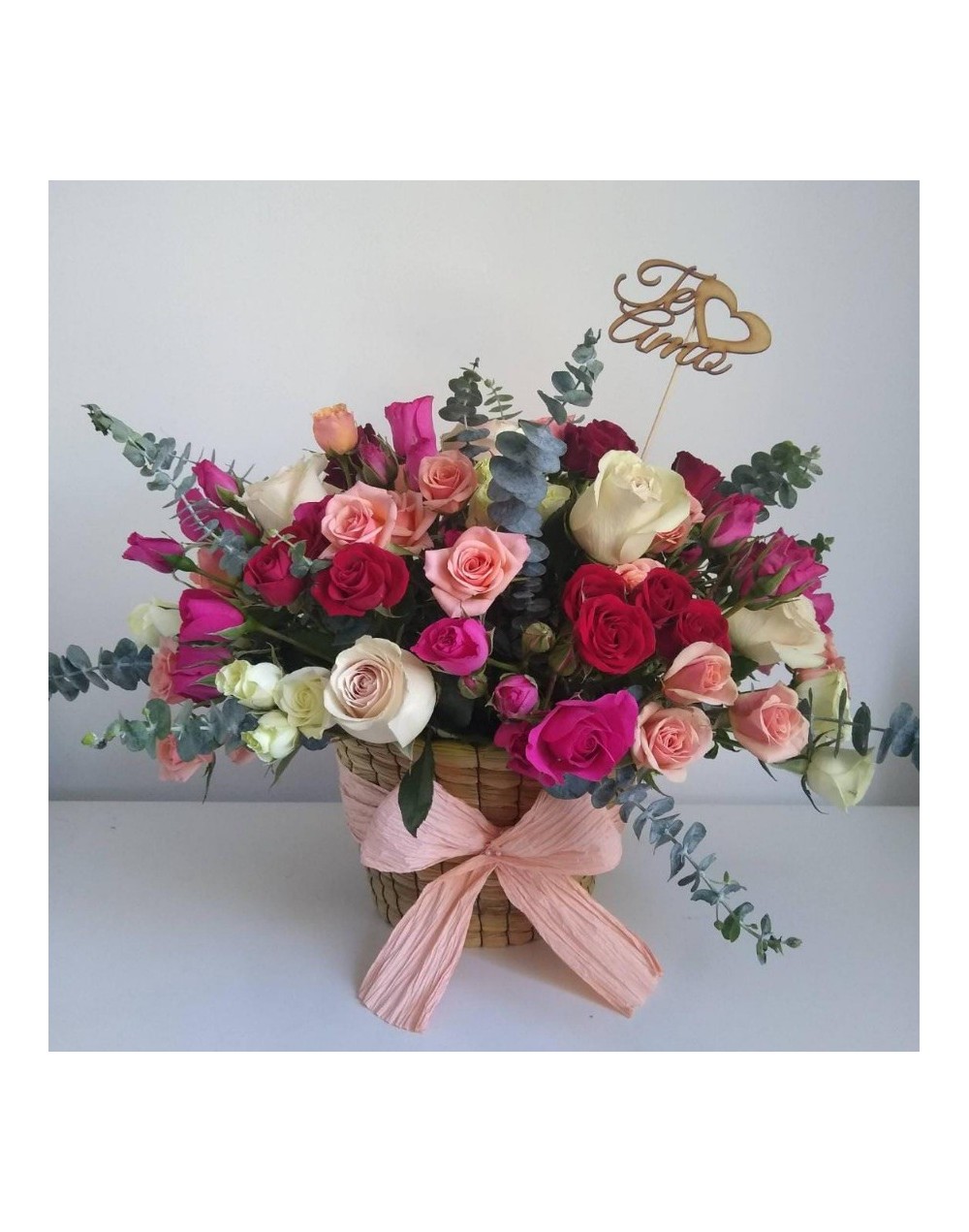 Arreglo floral colección canasto