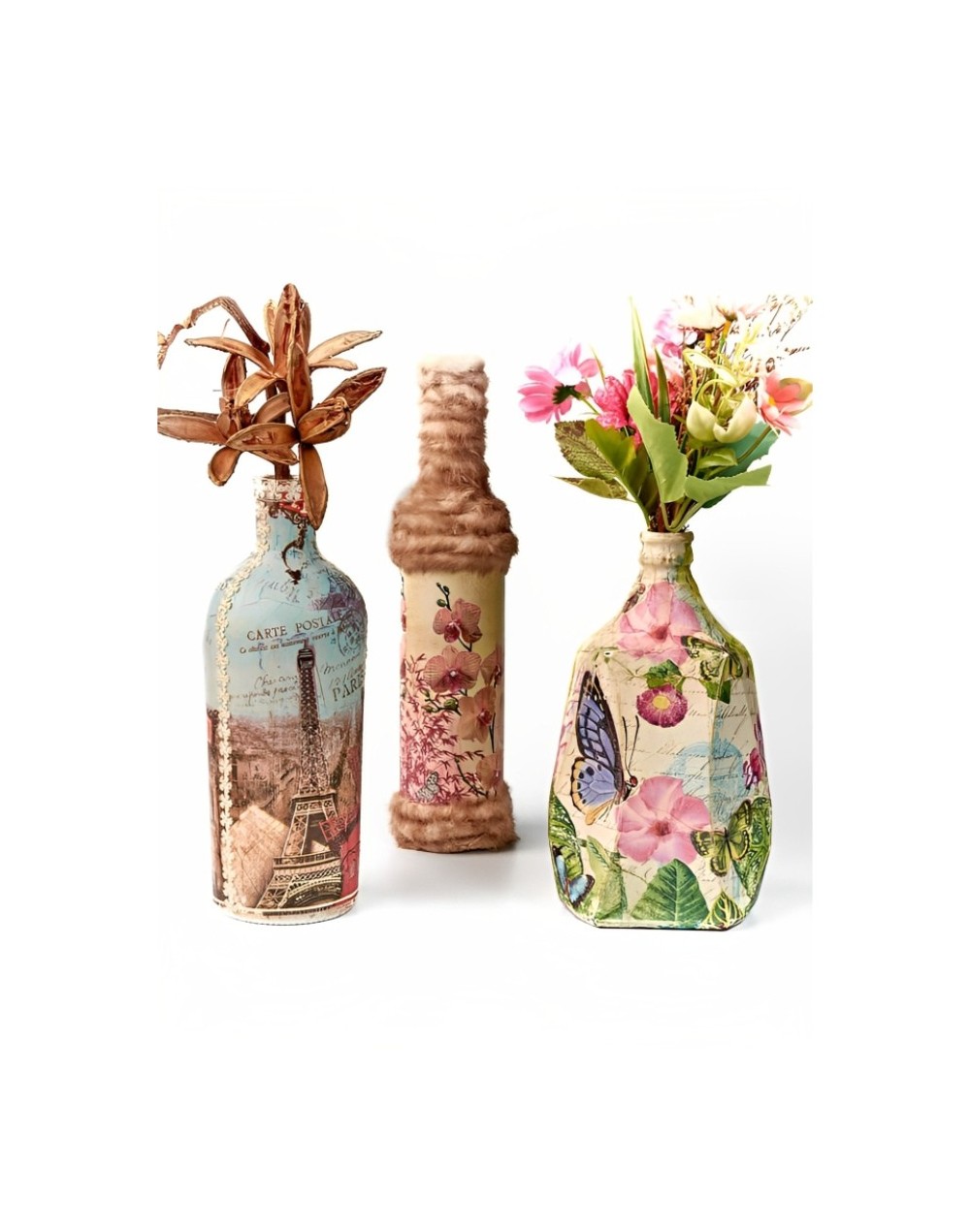 Botellas recicladas