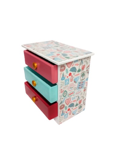 Joyero estampado chic