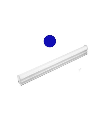 Lampara t5 led 5w 30cms luz color azul