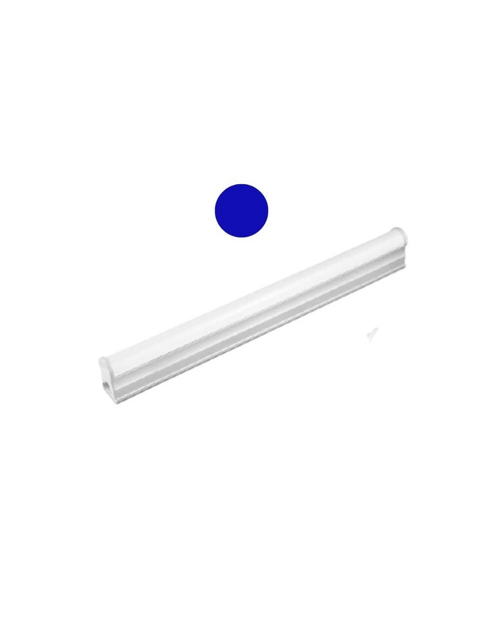 Lampara t5 led 5w 30cms luz color azul