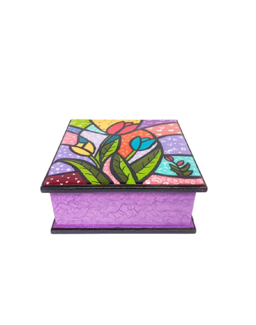 Joyero britto tulipanes