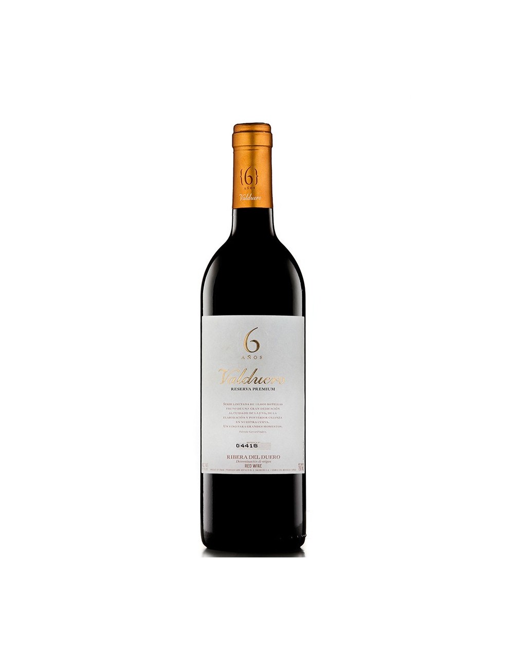 VINOVALDUERO 6 AÑOS 2012