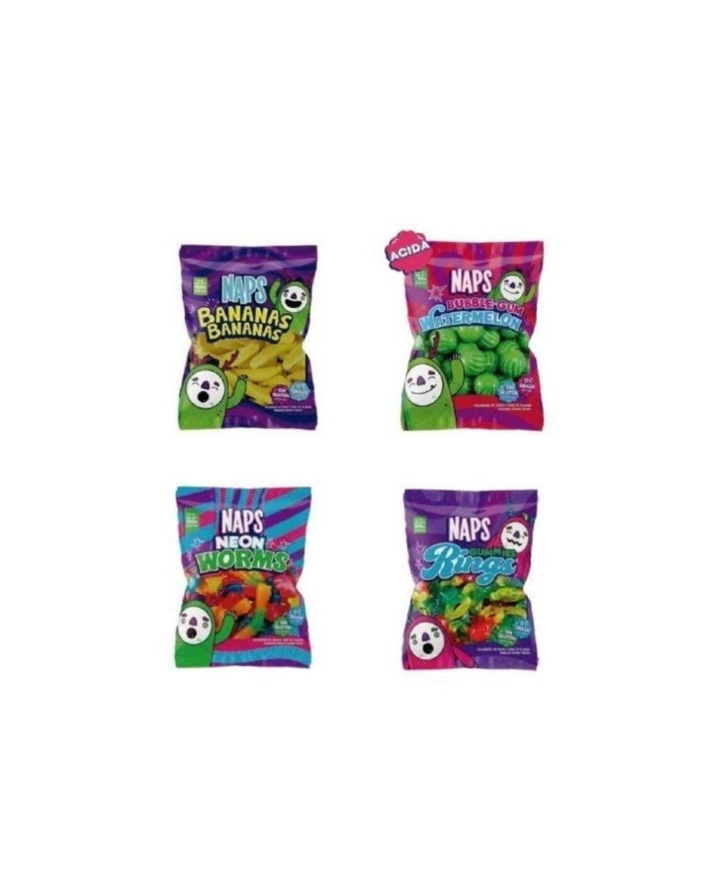 Gomas españolas naps 100gr x6