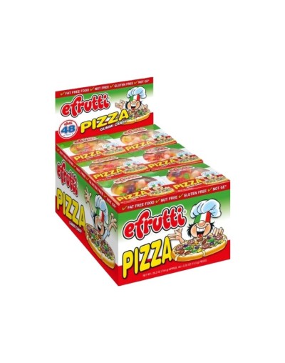 Gomas en forma de pizza x48