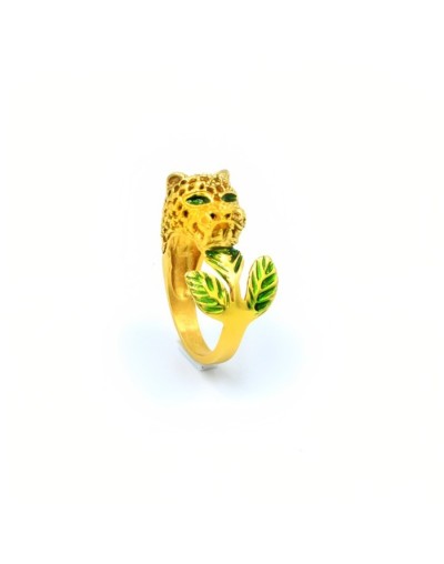 Anillo Leopardus Plata Ana Martin