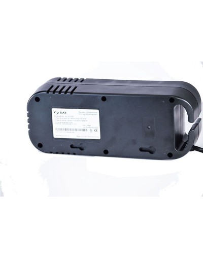 REGULADOR SAT RG1208 1200VA 8 TOMAS  NEGRO