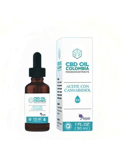 Aceite cbd 5 30ml 1500mg variedad purple para la noche