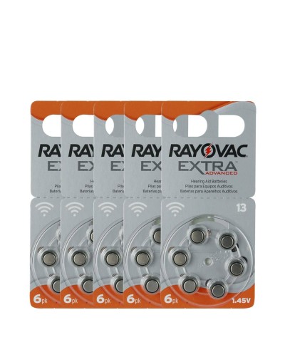 30 PILAS AUDITIVAS N 13 MARCA RAYOVAC