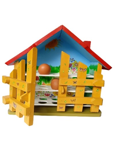 Casita de huevos mariposas