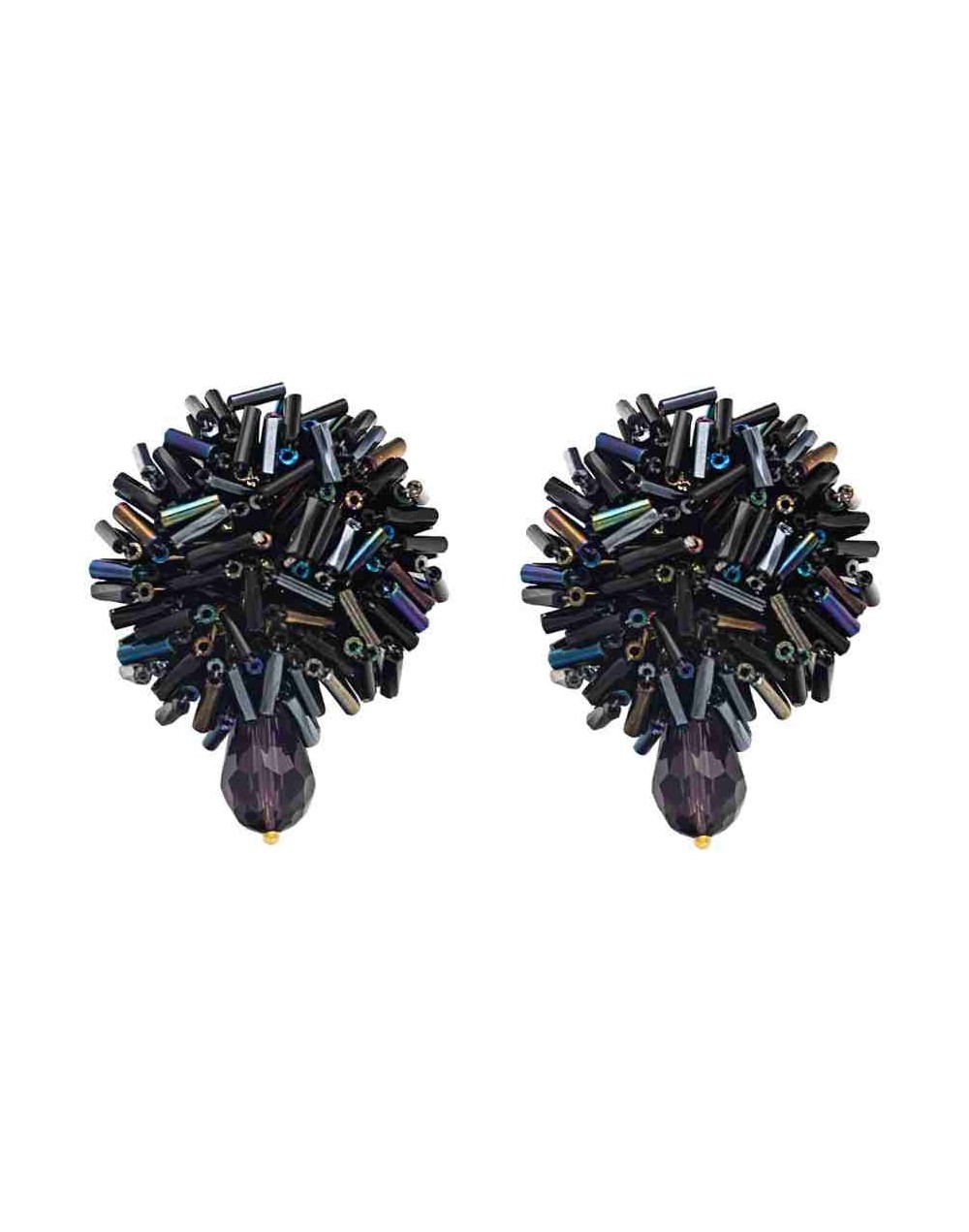 Pendientes tiny negro