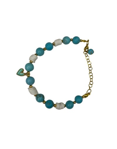 Pulsera verde turquesa