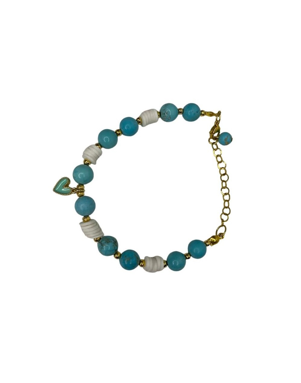 Pulsera verde turquesa