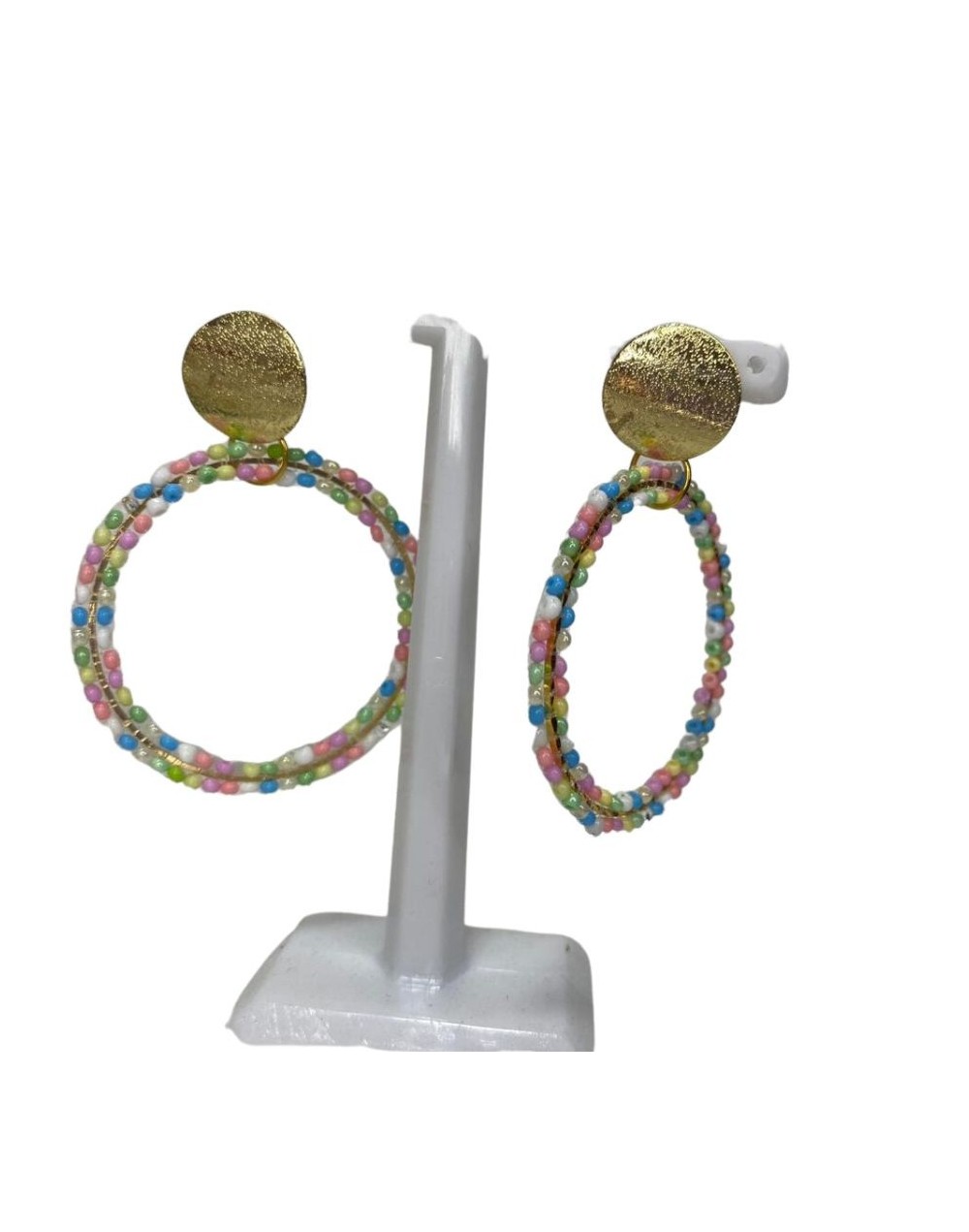 Pendientes colores mostacilla
