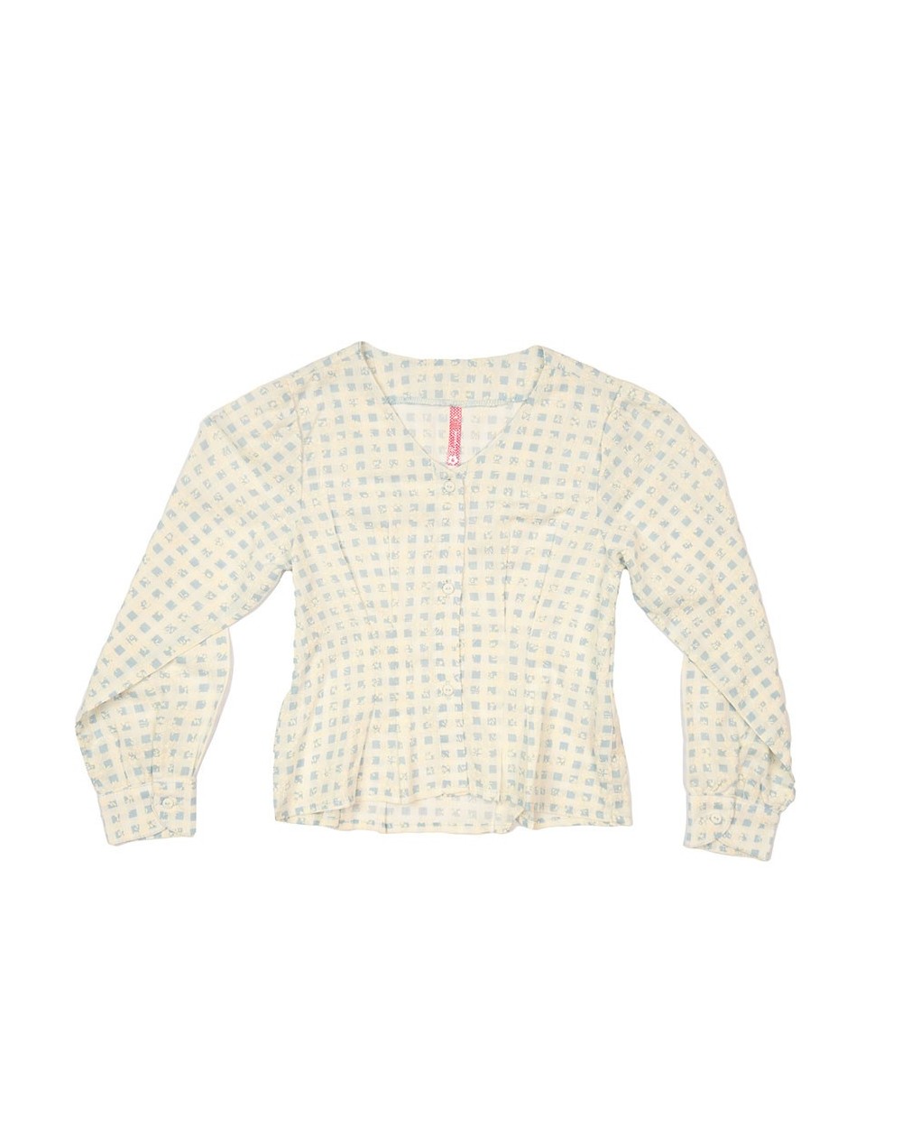 Blusa cuadros niña