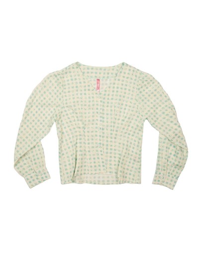 Blusa cuadros niña