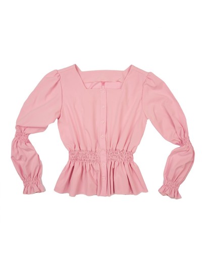 Blusa unicolor resorte