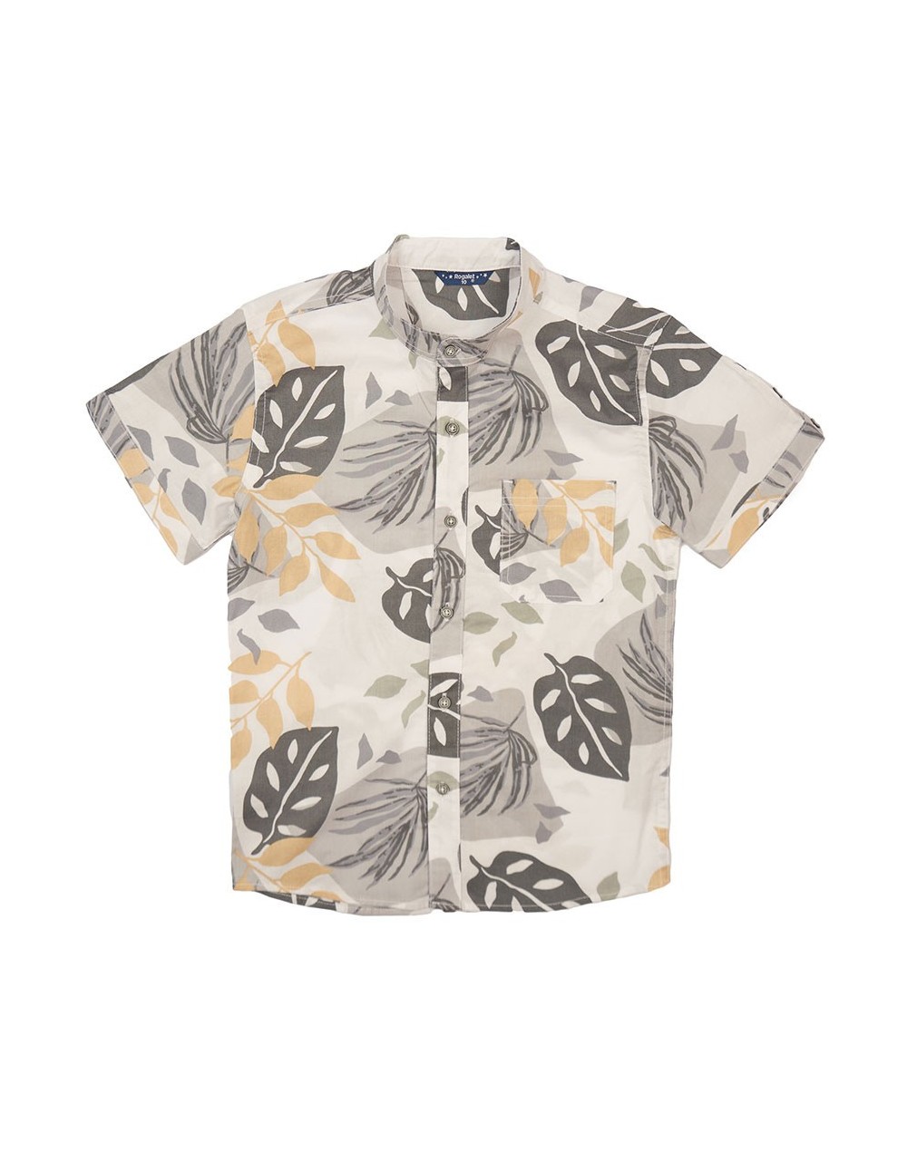 Camisa estampada cuello neru