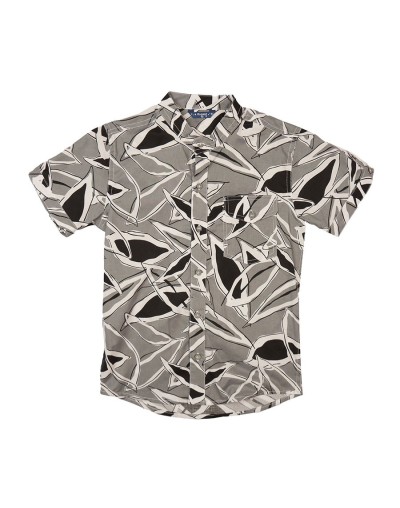 Camisa estampada cuello neru
