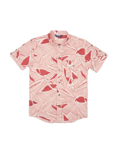 Camisa estampada cuello neru