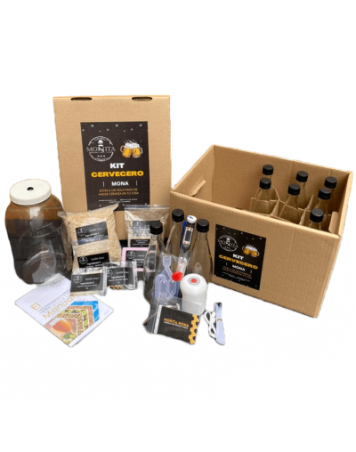 Kit de elaboración de cerveza  moñita mona