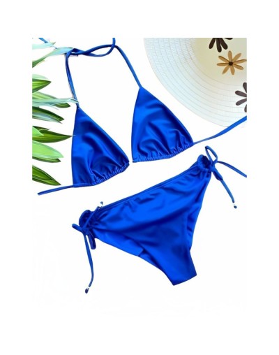 Vestido de baño azul rey