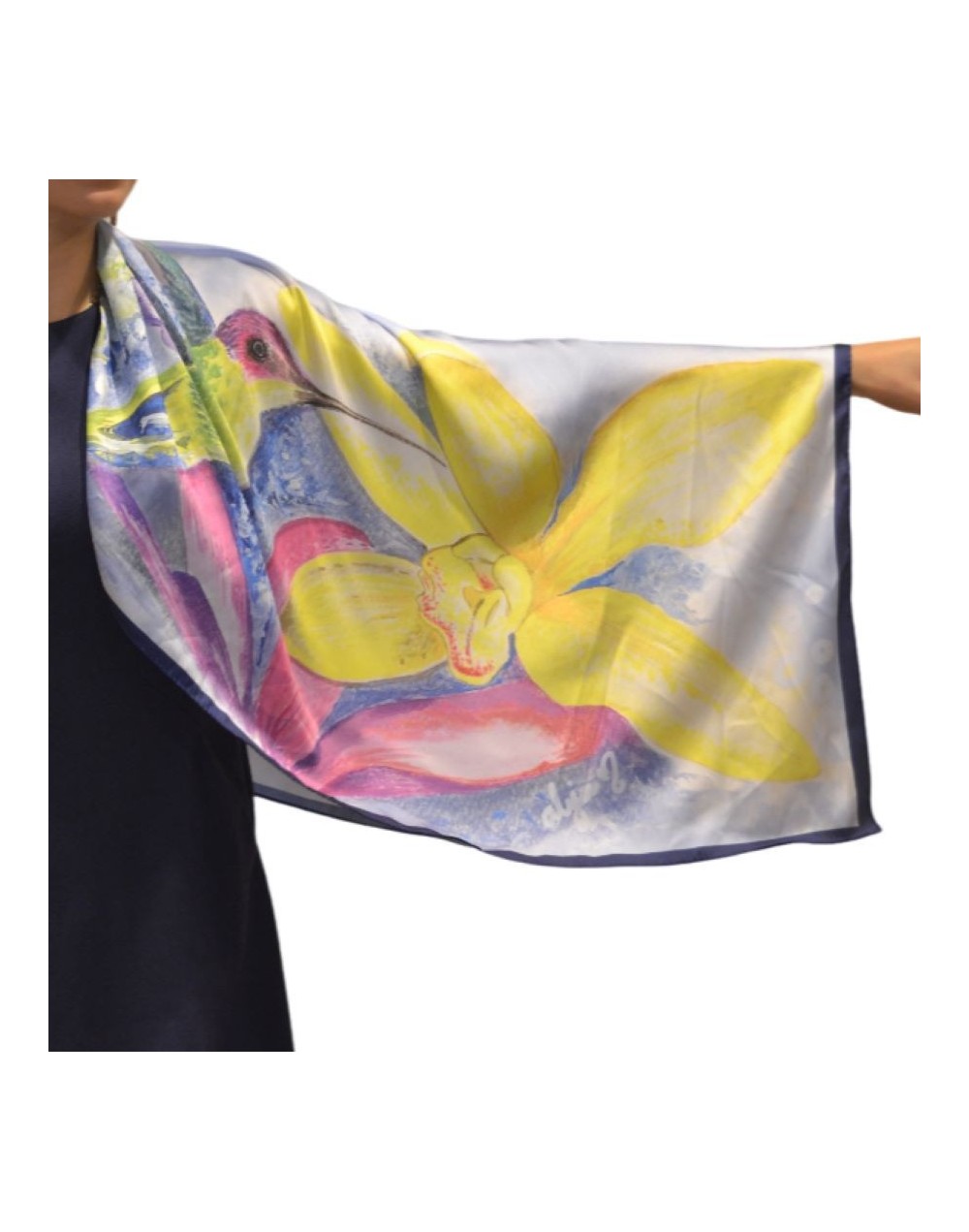 Pañoleta mariposa paisa 90 x 90 cm