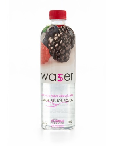 Agua saborizada frutos rojos