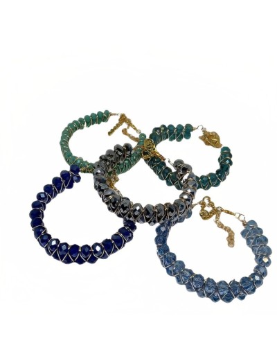 Pulsera murano alambrismo