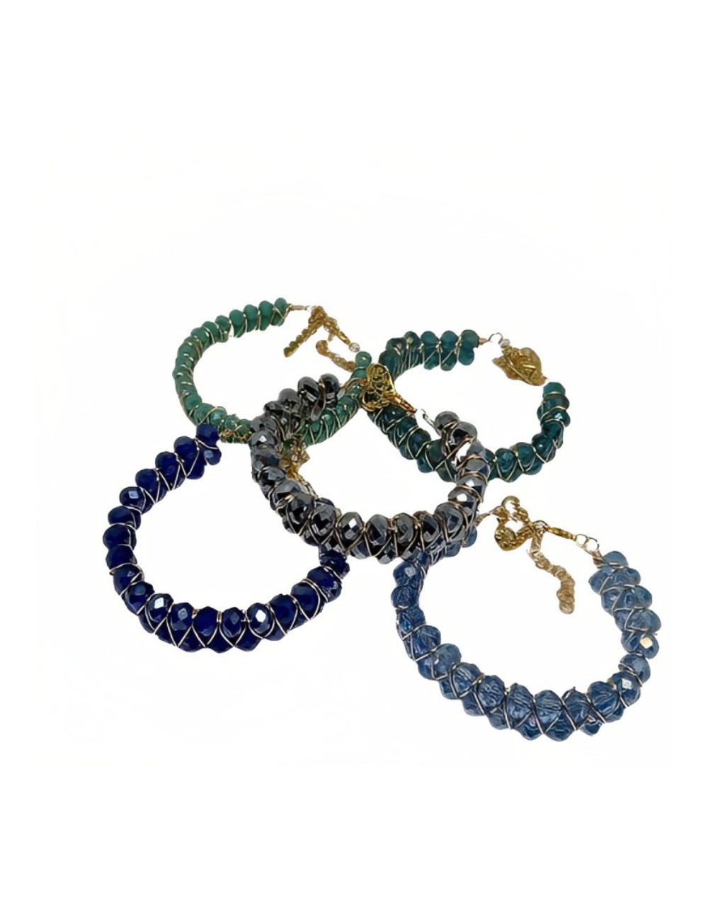 Pulsera murano alambrismo