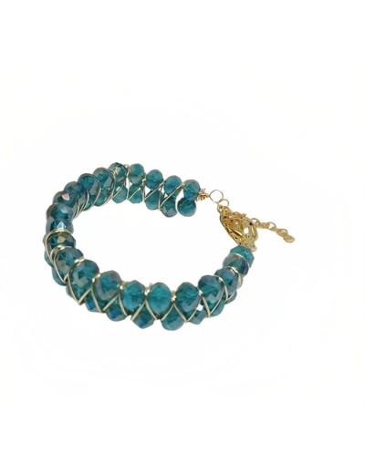Pulsera murano alambrismo