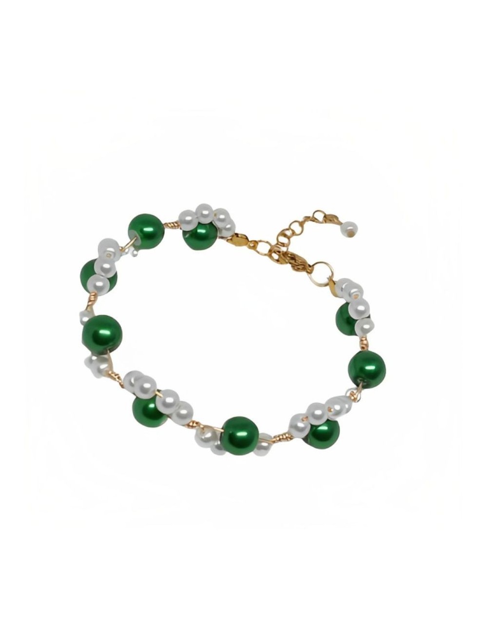 Pulsera flor alambrismo