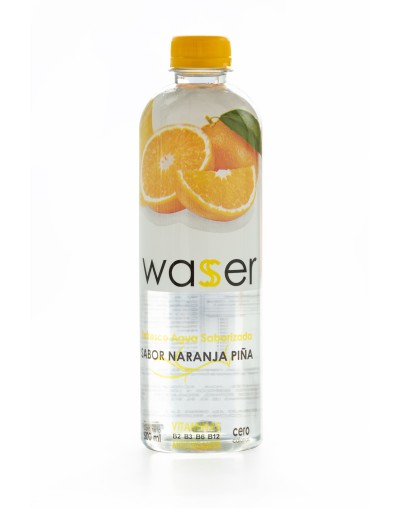 Agua saborizada piña naranja