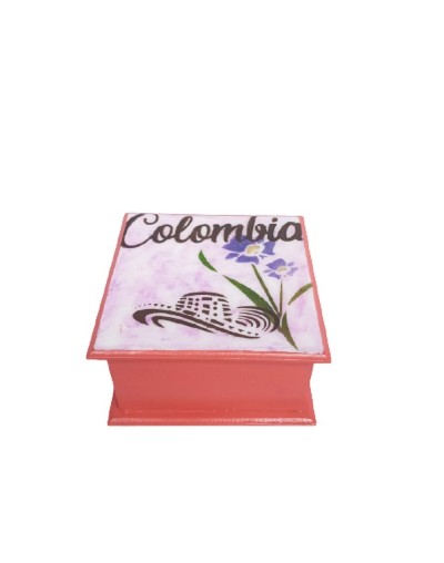 Caja orquídea de colombia