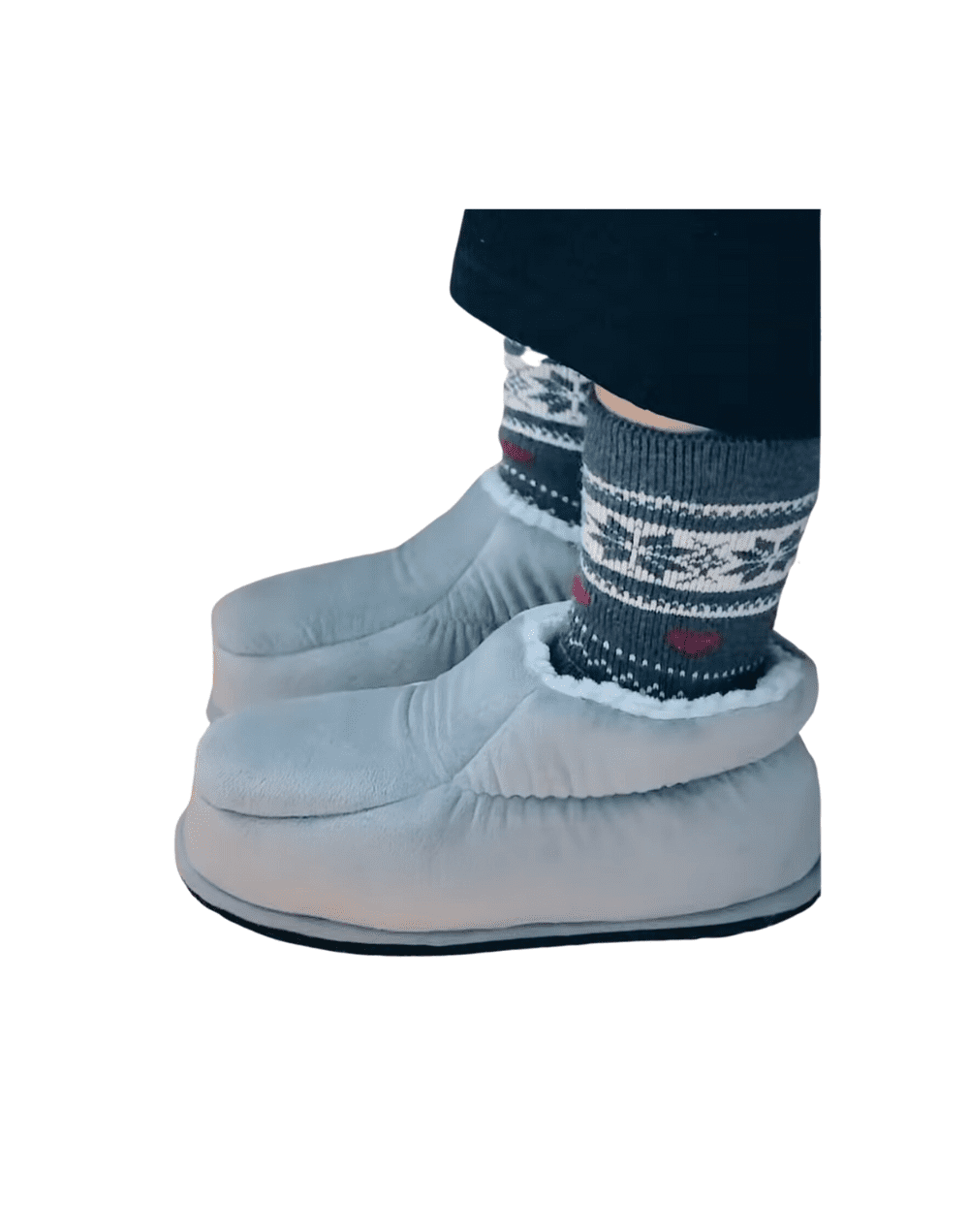 Pantuflas tipo mocasín 