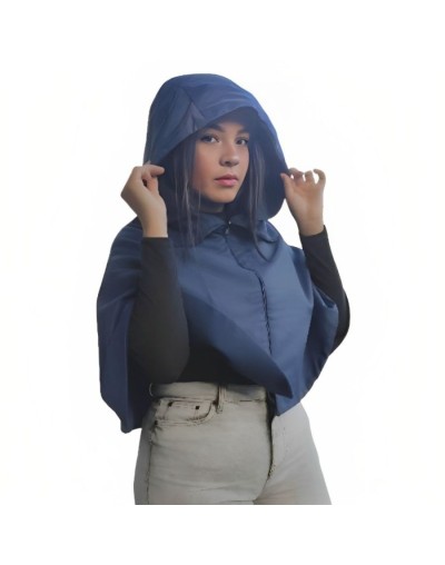Capa impermeable forrada en algodón