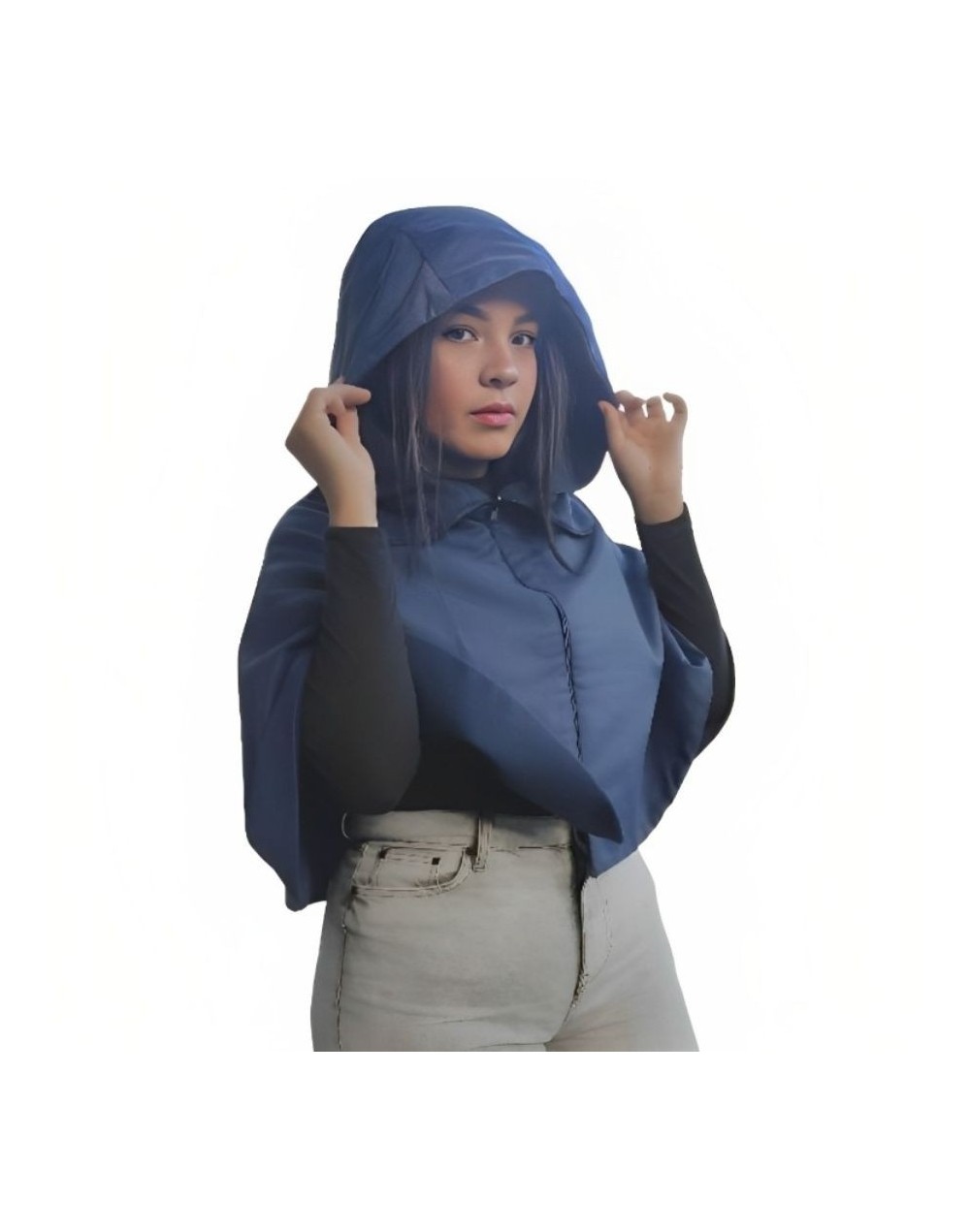 Capa impermeable forrada en algodón