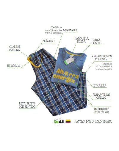 Pijama  ahorra energía 