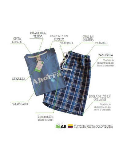 Pijama  ahorra agua pack