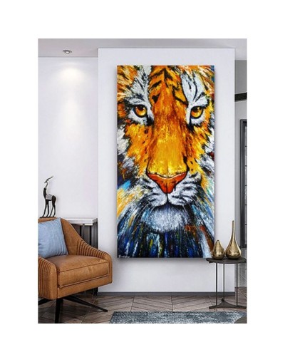 Cuadro tigre al oleo